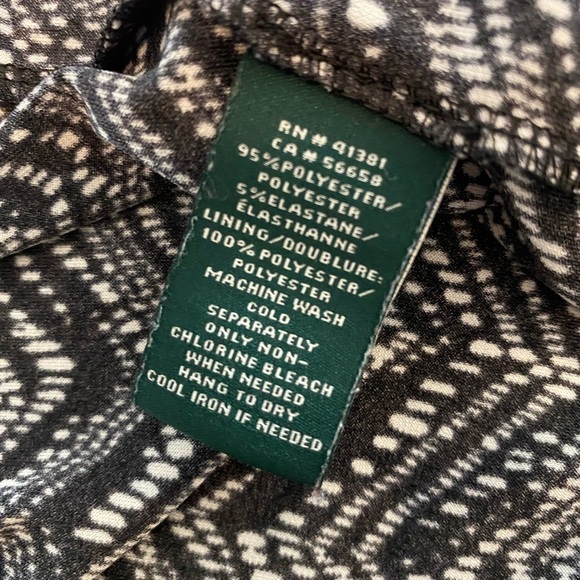 Ralph Lauren straight sheath style dress black style business casual wear - Picture 5 of 6